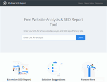 Tablet Screenshot of myfreeseoreport.com